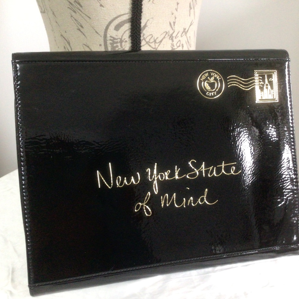 Aimee Kestenberg Black and Gold Clutch